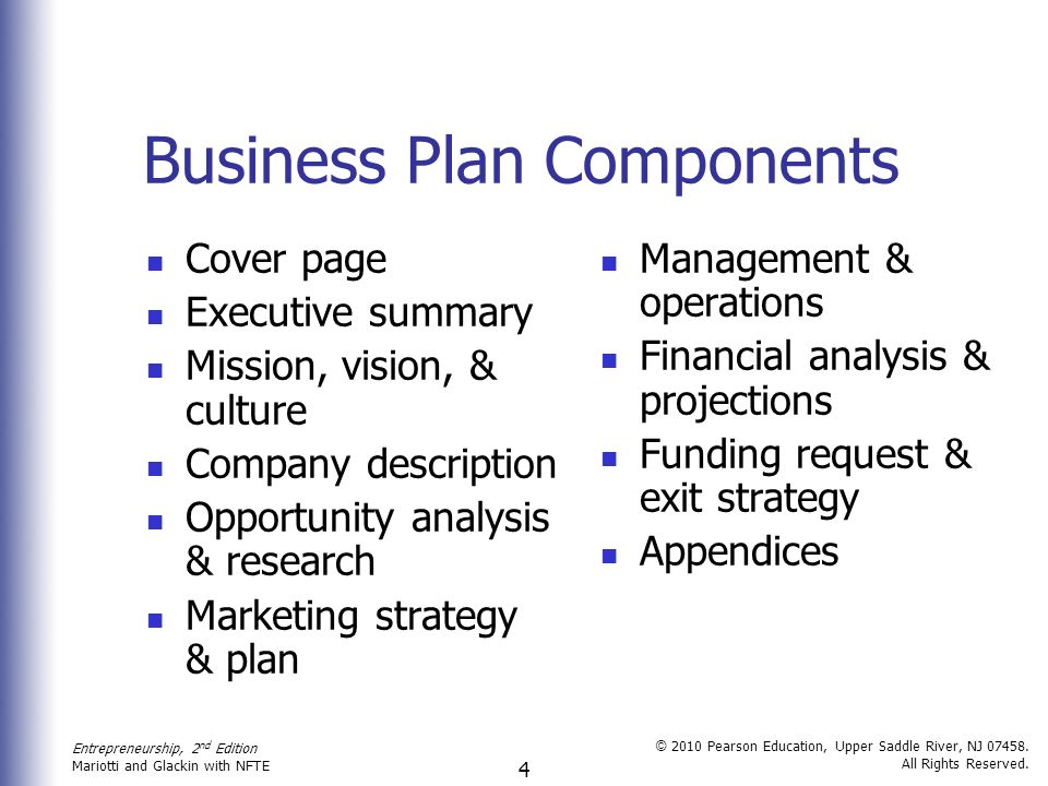 9 Most Important Elements & Components of a Business Plan
